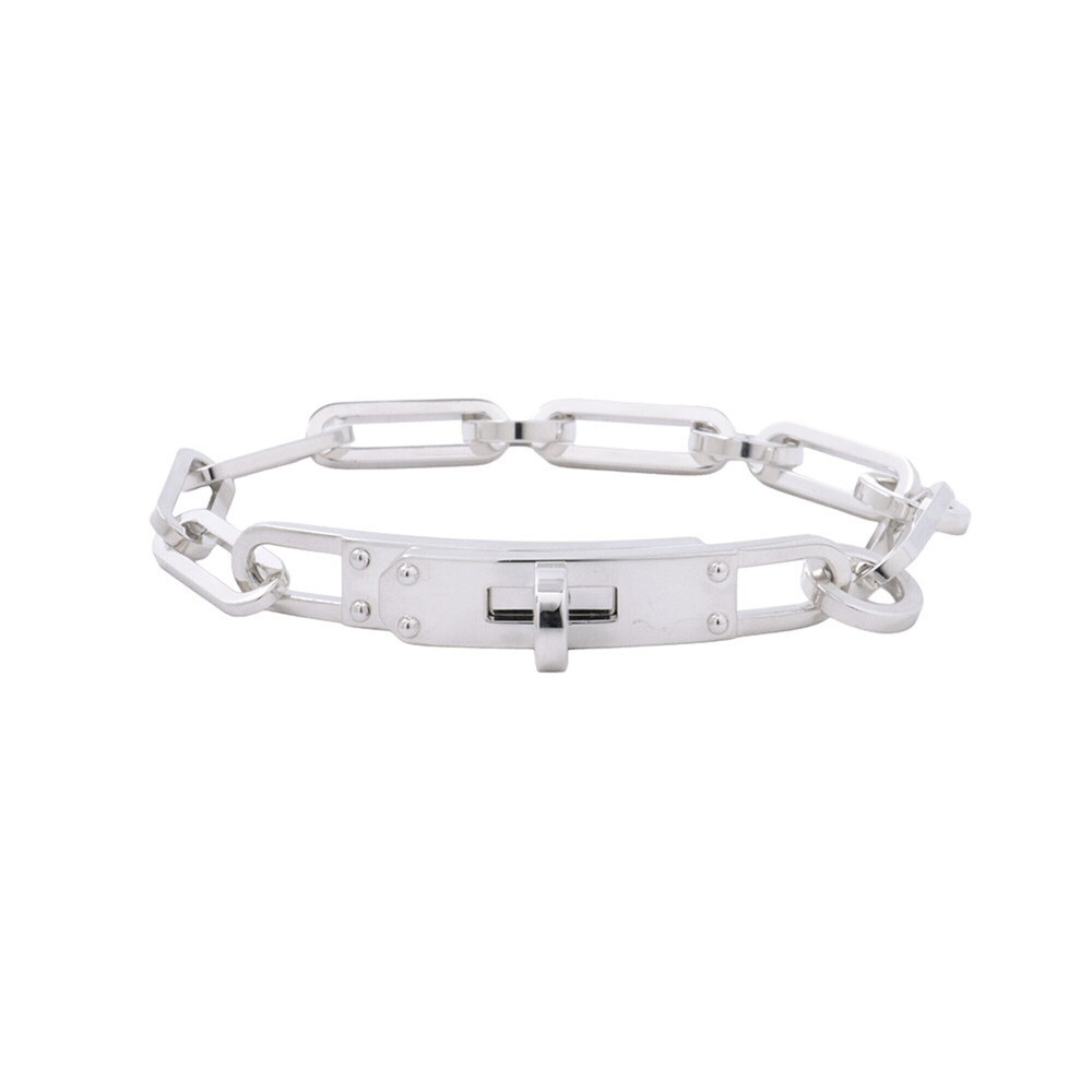 HERMES Silver Charm Bracelet